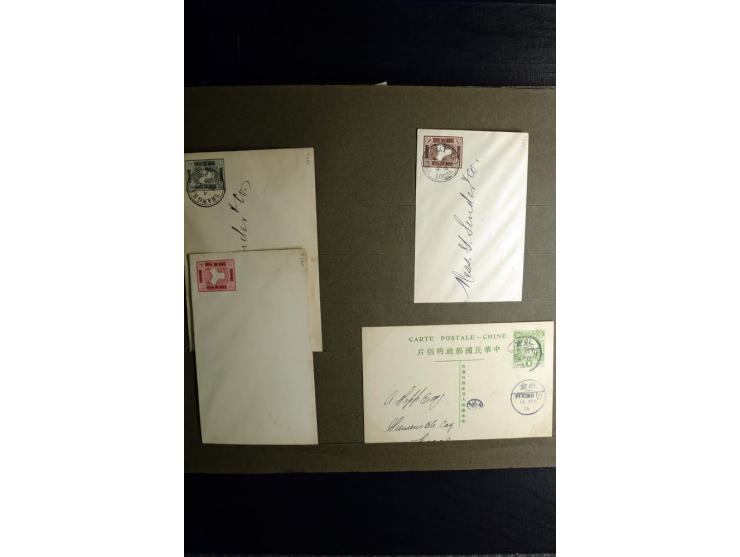 1880/1940 (ca.), großes altes Album mit einigen hundert ungebrauchten und gestempelten Ganzsachen, Schwerpunkt Südamerika mit
