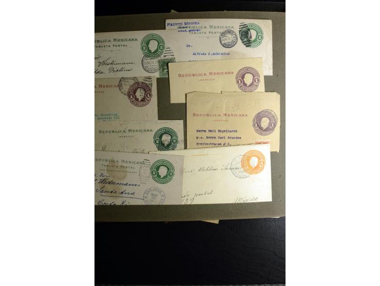 1880/1940 (ca.), großes altes Album mit einigen hundert ungebrauchten und gestempelten Ganzsachen, Schwerpunkt Südamerika mit