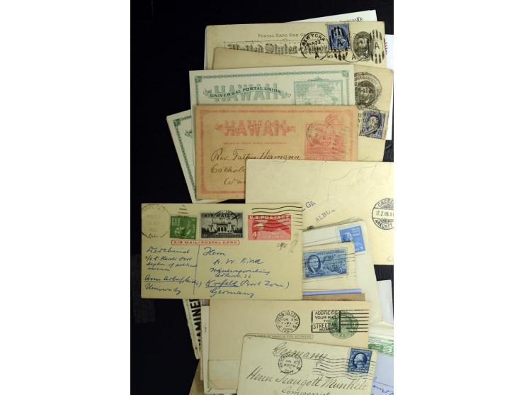 1880/1970 (ca.), interessanter Posten Britische Kolonien inkl. Australien und Gebiete sowie USA/UNO mit ca. 320 Briefen, Kart