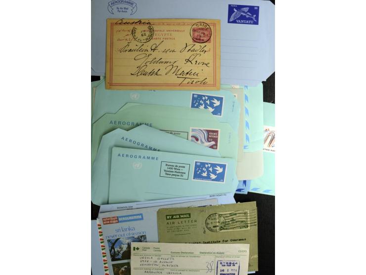 1880/1970 (ca.), interessanter Posten Britische Kolonien inkl. Australien und Gebiete sowie USA/UNO mit ca. 320 Briefen, Kart