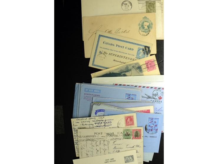 1880/1970 (ca.), interessanter Posten Britische Kolonien inkl. Australien und Gebiete sowie USA/UNO mit ca. 320 Briefen, Kart