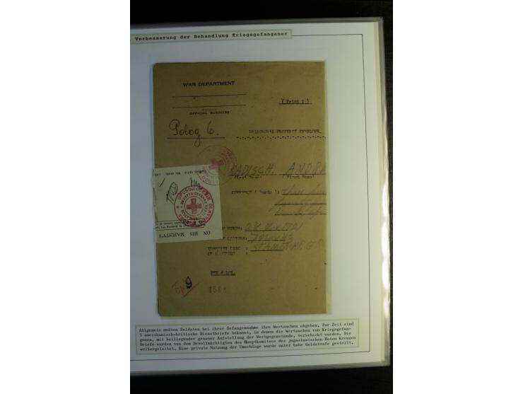 Rotes Kreuz: 1870/1990 (ca.), Ausstellungs-Sammlung "Eine Idee erobert die Welt" auf 60 Seiten plus Ergänzungsband mit 37 Sei