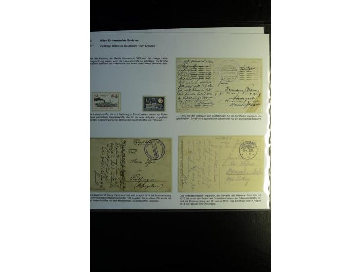 Rotes Kreuz: 1870/1990 (ca.), Ausstellungs-Sammlung "Eine Idee erobert die Welt" auf 60 Seiten plus Ergänzungsband mit 37 Sei