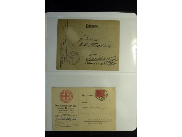 Rotes Kreuz: 1900/1960 (ca.), umfangreicher Sammlungsposten mit ca. 240 Briefen, Karten und Ganzsachen mit vielen Sonder- und