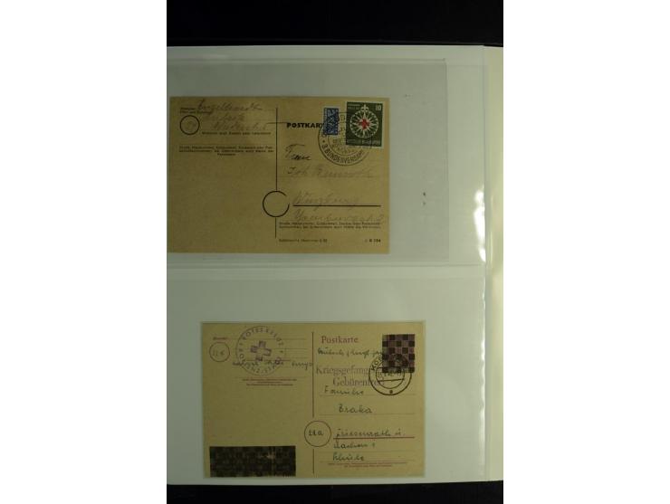 Rotes Kreuz: 1900/1960 (ca.), umfangreicher Sammlungsposten mit ca. 240 Briefen, Karten und Ganzsachen mit vielen Sonder- und