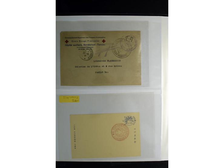 Rotes Kreuz: 1900/1960 (ca.), umfangreicher Sammlungsposten mit ca. 240 Briefen, Karten und Ganzsachen mit vielen Sonder- und