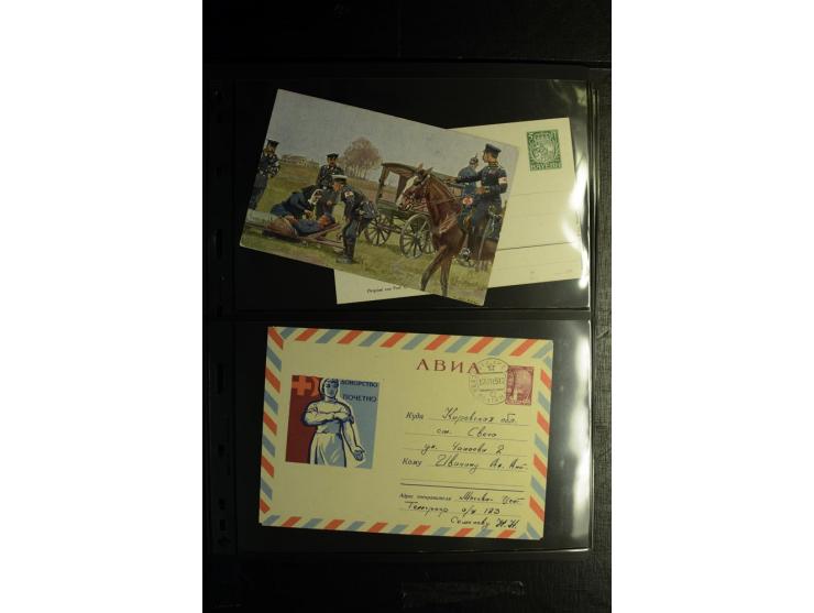 Rotes Kreuz: 1900/1960 (ca.), umfangreicher Sammlungsposten mit ca. 240 Briefen, Karten und Ganzsachen mit vielen Sonder- und