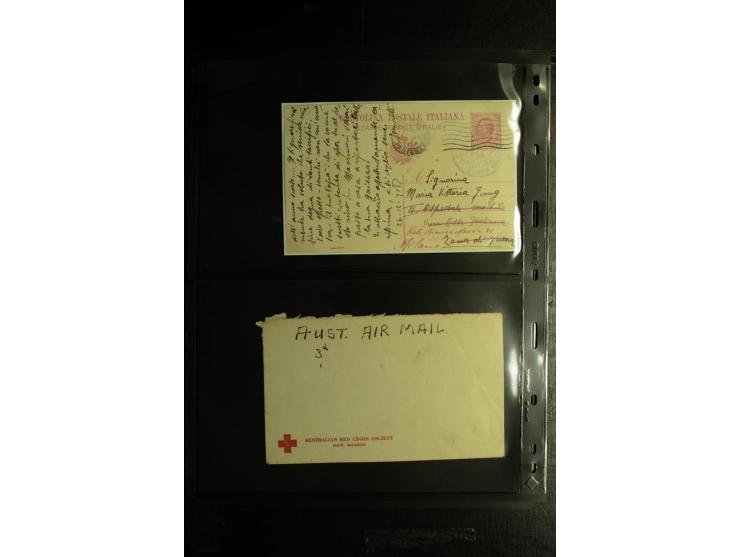 Rotes Kreuz: 1900/1960 (ca.), umfangreicher Sammlungsposten mit ca. 240 Briefen, Karten und Ganzsachen mit vielen Sonder- und