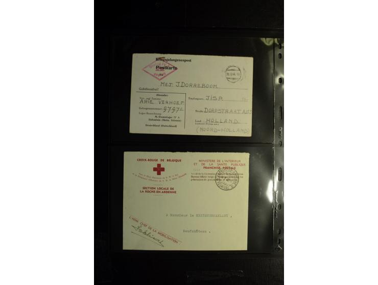 Rotes Kreuz: 1900/1960 (ca.), umfangreicher Sammlungsposten mit ca. 240 Briefen, Karten und Ganzsachen mit vielen Sonder- und