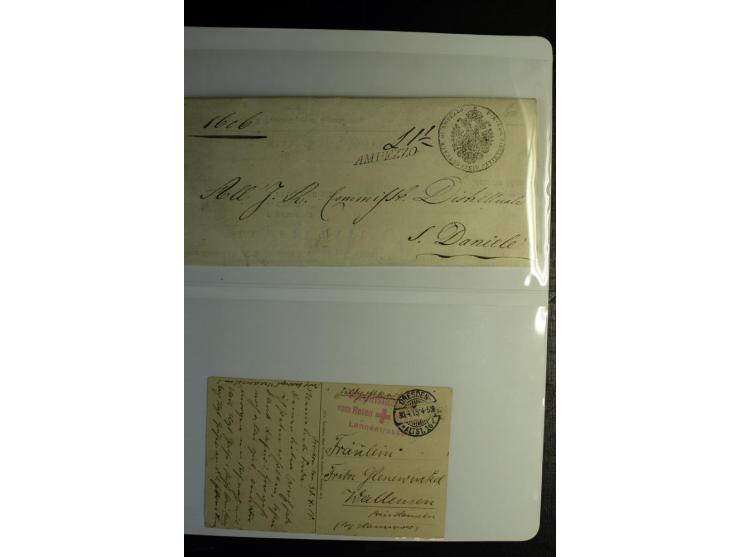 Rotes Kreuz: 1900/1960 (ca.), umfangreicher Sammlungsposten mit ca. 240 Briefen, Karten und Ganzsachen mit vielen Sonder- und