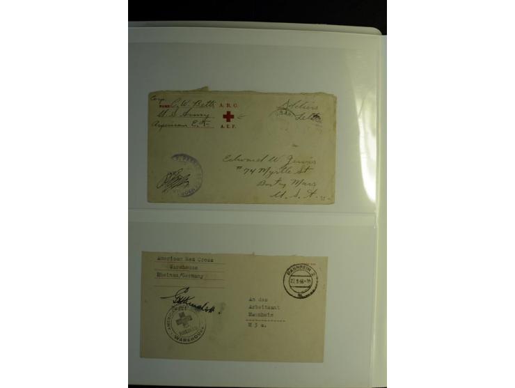 Rotes Kreuz: 1900/1960 (ca.), umfangreicher Sammlungsposten mit ca. 240 Briefen, Karten und Ganzsachen mit vielen Sonder- und