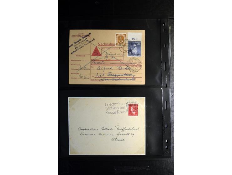 Rotes Kreuz: 1900/1960 (ca.), umfangreicher Sammlungsposten mit ca. 240 Briefen, Karten und Ganzsachen mit vielen Sonder- und