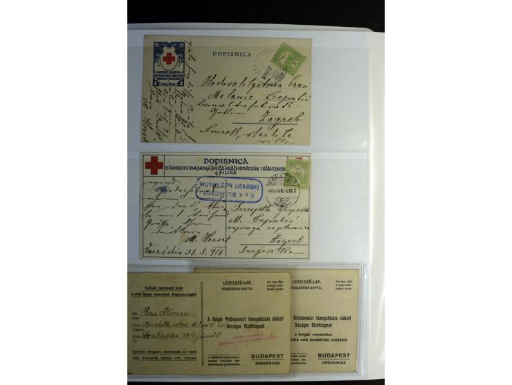 Rotes Kreuz: 1900/1960 (ca.), umfangreicher Sammlungsposten mit ca. 240 Briefen, Karten und Ganzsachen mit vielen Sonder- und