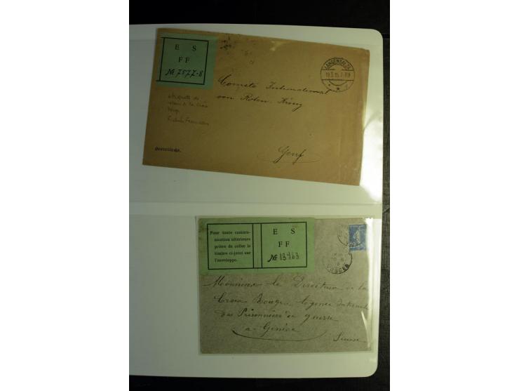 Rotes Kreuz: 1900/1960 (ca.), umfangreicher Sammlungsposten mit ca. 240 Briefen, Karten und Ganzsachen mit vielen Sonder- und