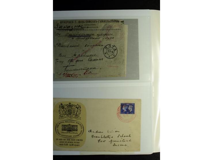 Rotes Kreuz: 1900/1960 (ca.), umfangreicher Sammlungsposten mit ca. 240 Briefen, Karten und Ganzsachen mit vielen Sonder- und