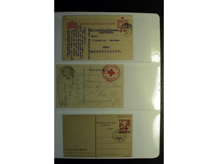 Rotes Kreuz: 1900/1960 (ca.), umfangreicher Sammlungsposten mit ca. 240 Briefen, Karten und Ganzsachen mit vielen Sonder- und
