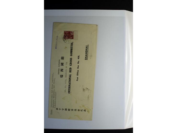 Rotes Kreuz: 1900/1960 (ca.), umfangreicher Sammlungsposten mit ca. 240 Briefen, Karten und Ganzsachen mit vielen Sonder- und