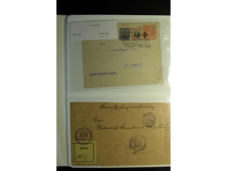 Rotes Kreuz: 1900/1960 (ca.), umfangreicher Sammlungsposten mit ca. 240 Briefen, Karten und Ganzsachen mit vielen Sonder- und