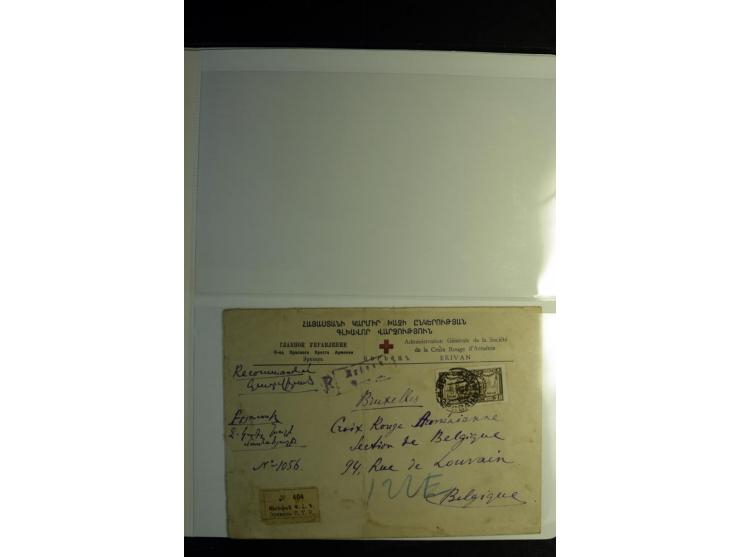 Rotes Kreuz: 1900/1960 (ca.), umfangreicher Sammlungsposten mit ca. 240 Briefen, Karten und Ganzsachen mit vielen Sonder- und