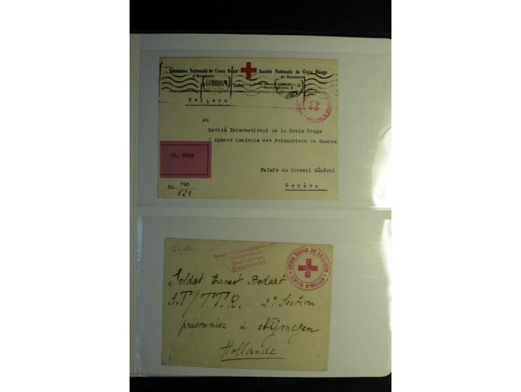 Rotes Kreuz: 1900/1960 (ca.), umfangreicher Sammlungsposten mit ca. 240 Briefen, Karten und Ganzsachen mit vielen Sonder- und