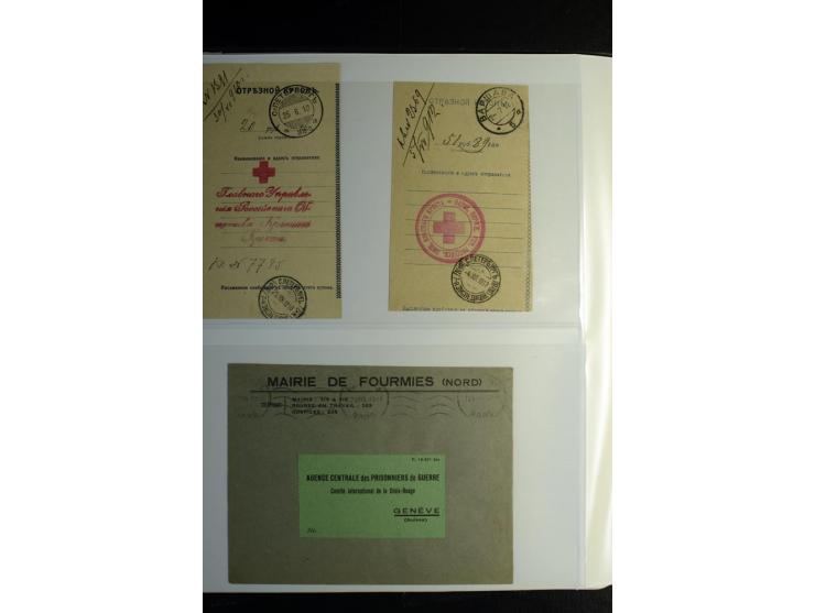 Rotes Kreuz: 1900/1960 (ca.), umfangreicher Sammlungsposten mit ca. 240 Briefen, Karten und Ganzsachen mit vielen Sonder- und
