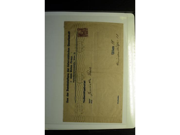 Rotes Kreuz: 1900/1960 (ca.), umfangreicher Sammlungsposten mit ca. 240 Briefen, Karten und Ganzsachen mit vielen Sonder- und