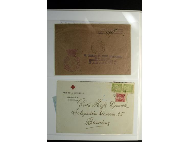 Rotes Kreuz: 1900/1960 (ca.), umfangreicher Sammlungsposten mit ca. 240 Briefen, Karten und Ganzsachen mit vielen Sonder- und