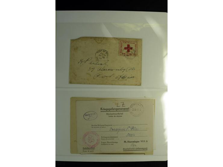 Rotes Kreuz: 1900/1960 (ca.), umfangreicher Sammlungsposten mit ca. 240 Briefen, Karten und Ganzsachen mit vielen Sonder- und