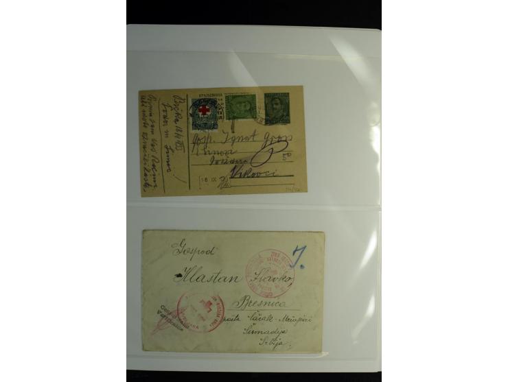 Rotes Kreuz: 1900/1960 (ca.), umfangreicher Sammlungsposten mit ca. 240 Briefen, Karten und Ganzsachen mit vielen Sonder- und