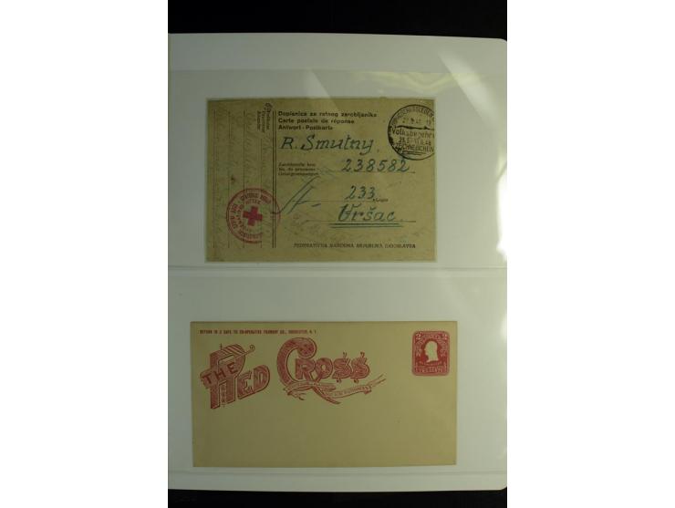 Rotes Kreuz: 1900/1960 (ca.), umfangreicher Sammlungsposten mit ca. 240 Briefen, Karten und Ganzsachen mit vielen Sonder- und