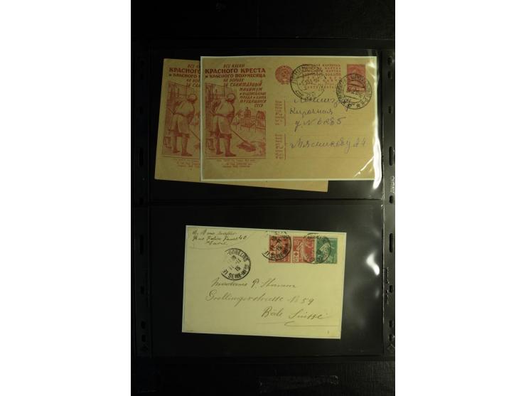 Rotes Kreuz: 1900/1960 (ca.), umfangreicher Sammlungsposten mit ca. 240 Briefen, Karten und Ganzsachen mit vielen Sonder- und