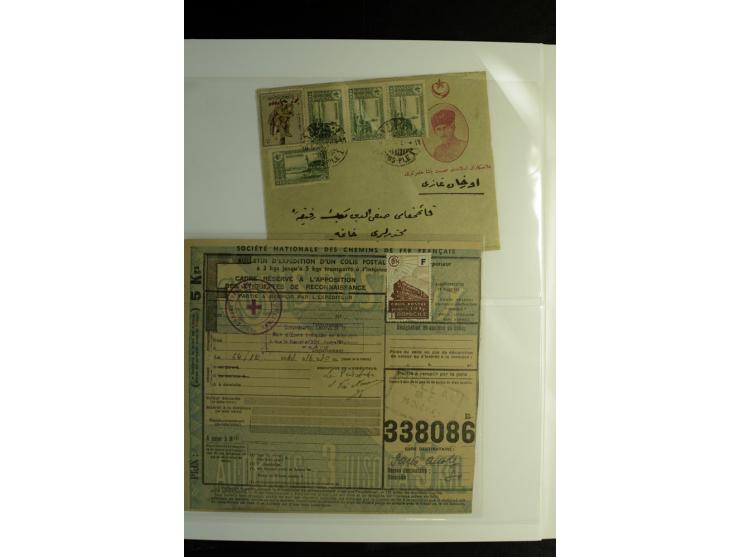 Rotes Kreuz: 1900/1960 (ca.), umfangreicher Sammlungsposten mit ca. 240 Briefen, Karten und Ganzsachen mit vielen Sonder- und