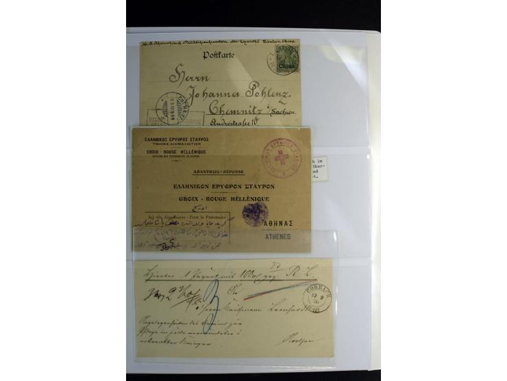 Rotes Kreuz: 1900/1960 (ca.), umfangreicher Sammlungsposten mit ca. 240 Briefen, Karten und Ganzsachen mit vielen Sonder- und
