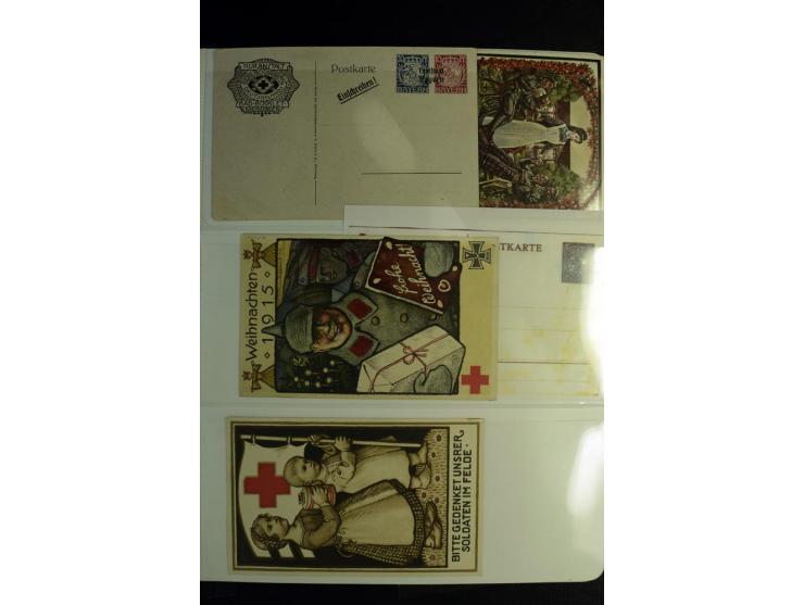 Rotes Kreuz: 1900/1960 (ca.), umfangreicher Sammlungsposten mit ca. 240 Briefen, Karten und Ganzsachen mit vielen Sonder- und