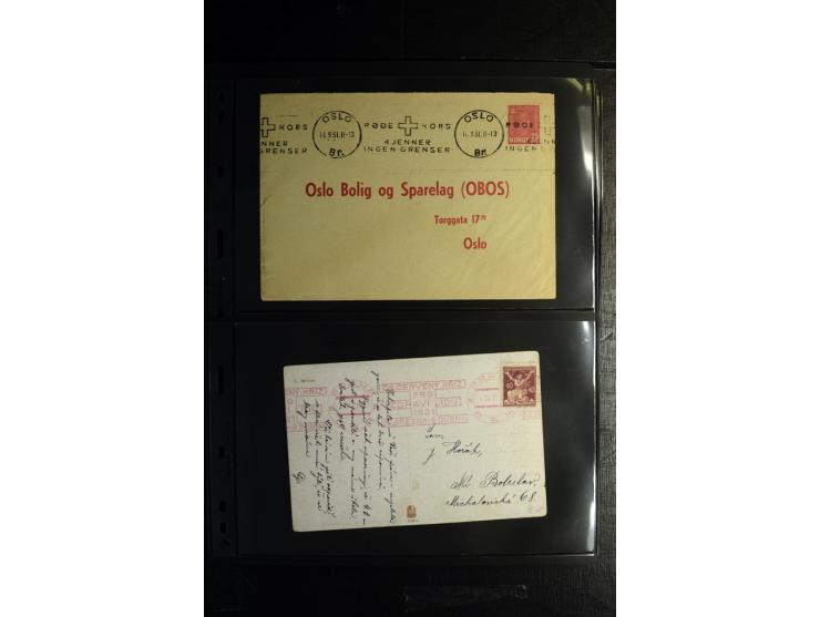 Rotes Kreuz: 1900/1960 (ca.), umfangreicher Sammlungsposten mit ca. 240 Briefen, Karten und Ganzsachen mit vielen Sonder- und