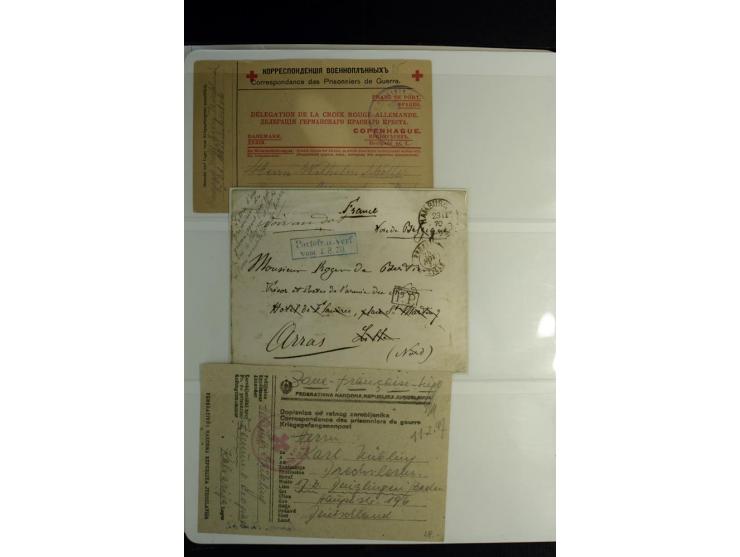 Rotes Kreuz: 1900/1960 (ca.), umfangreicher Sammlungsposten mit ca. 240 Briefen, Karten und Ganzsachen mit vielen Sonder- und