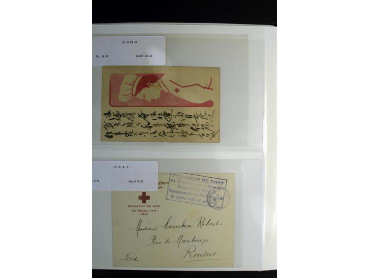 Rotes Kreuz: 1900/1960 (ca.), umfangreicher Sammlungsposten mit ca. 240 Briefen, Karten und Ganzsachen mit vielen Sonder- und