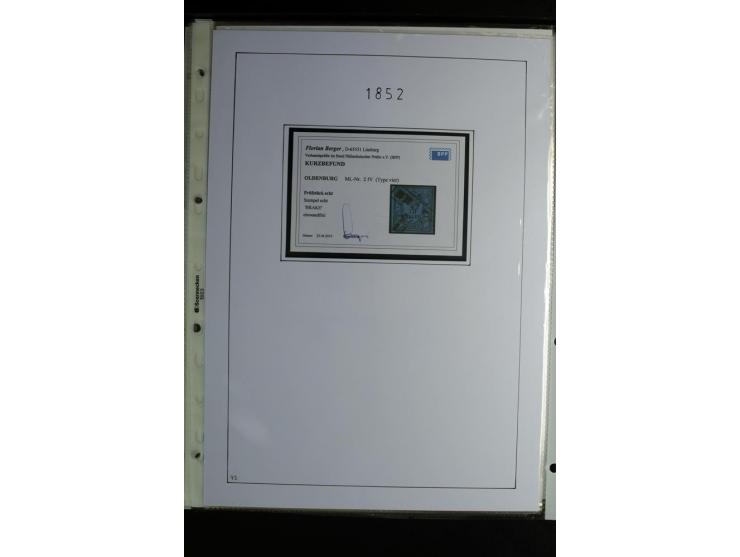 Bergedorf bis Schleswig Holstein gestempelte Sammlung der Nordischen Staaten mit u.a. Bergedorf Mi.-Nr. 1, Braunschweig 1-3, 