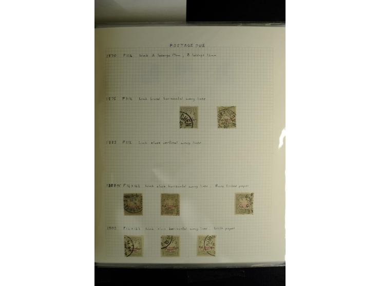 1840/1920, sehr interessante Sammlung ab Vorphila, außerdem etliche, auch bessere Ansichts- und Werbekarten, dekorative vorge
