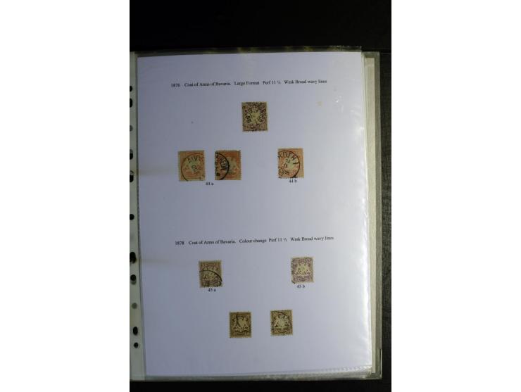 1840/1920, sehr interessante Sammlung ab Vorphila, außerdem etliche, auch bessere Ansichts- und Werbekarten, dekorative vorge