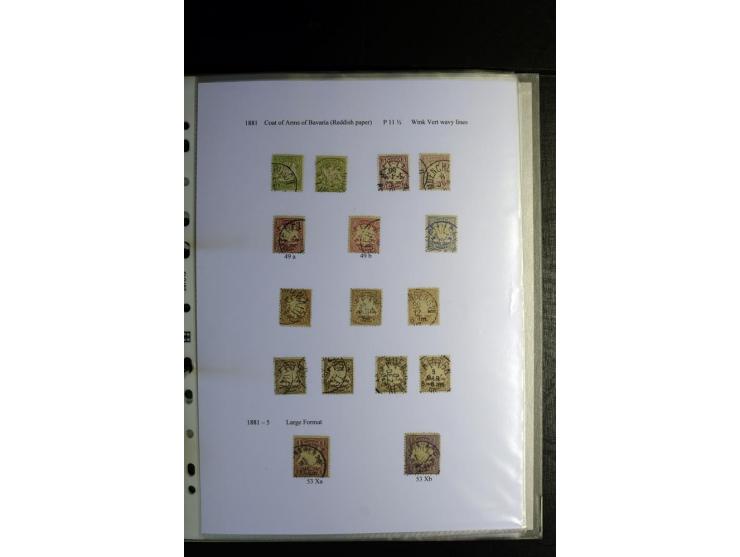 1840/1920, sehr interessante Sammlung ab Vorphila, außerdem etliche, auch bessere Ansichts- und Werbekarten, dekorative vorge
