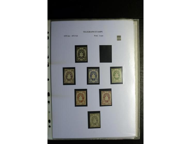 1840/1920, sehr interessante Sammlung ab Vorphila, außerdem etliche, auch bessere Ansichts- und Werbekarten, dekorative vorge