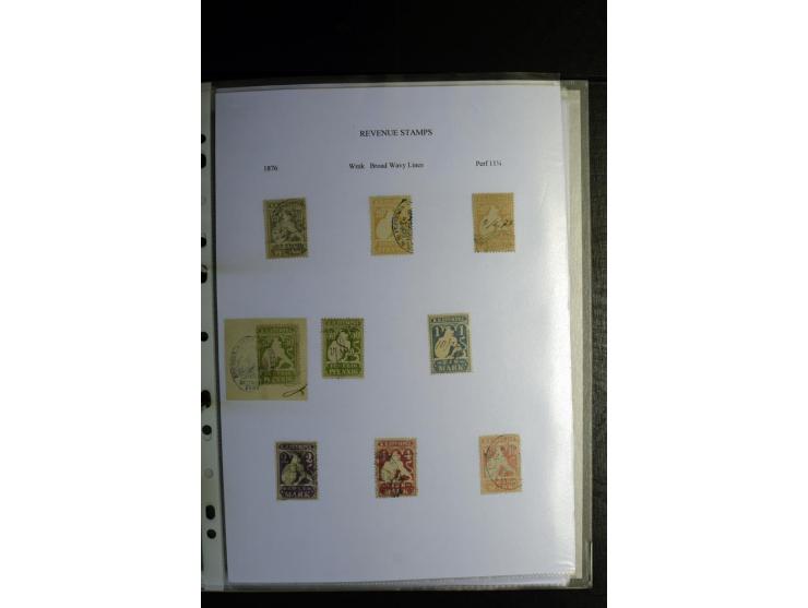 1840/1920, sehr interessante Sammlung ab Vorphila, außerdem etliche, auch bessere Ansichts- und Werbekarten, dekorative vorge