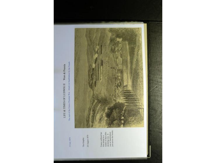 1840/1920, sehr interessante Sammlung ab Vorphila, außerdem etliche, auch bessere Ansichts- und Werbekarten, dekorative vorge