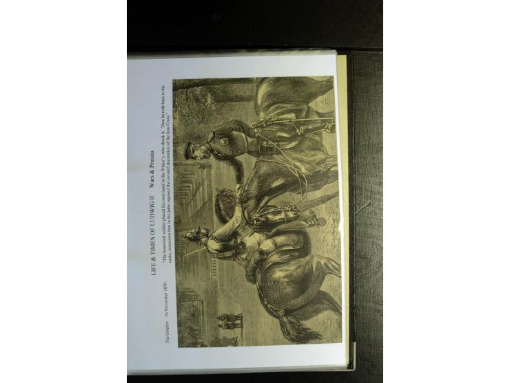 1840/1920, sehr interessante Sammlung ab Vorphila, außerdem etliche, auch bessere Ansichts- und Werbekarten, dekorative vorge