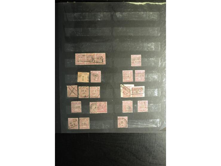 1868/71, überwiegend gestempelte Partie mit etlichen Briefen, Karten und Ganzsachen, dabei nachverwendete Stempel, Reco, Bunt