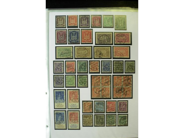 1872/1945, umfangreiche gestempelte Sammlung mit einer Vielzahl an besseren Werten und Besonderheiten, dabei Mi.-Nr. 1-11, 16