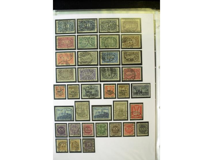1872/1945, umfangreiche gestempelte Sammlung mit einer Vielzahl an besseren Werten und Besonderheiten, dabei Mi.-Nr. 1-11, 16