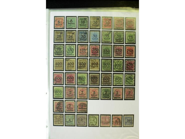 1872/1945, umfangreiche gestempelte Sammlung mit einer Vielzahl an besseren Werten und Besonderheiten, dabei Mi.-Nr. 1-11, 16