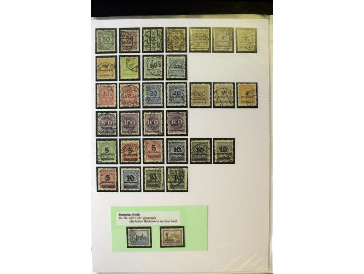 1872/1945, umfangreiche gestempelte Sammlung mit einer Vielzahl an besseren Werten und Besonderheiten, dabei Mi.-Nr. 1-11, 16